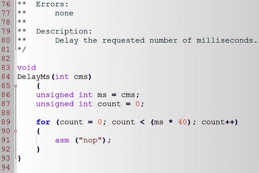 Bild - BTG Elektronik - Dienstleistung - Entwicklung - Source Code